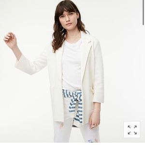 NWT jcrew Sophie open front sweater blazer